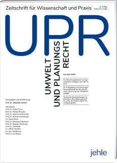 UPR – Umwelt und Planungsrecht 