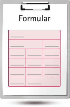 Förmliche Zustellung, mit Fenster (DIN lang) 