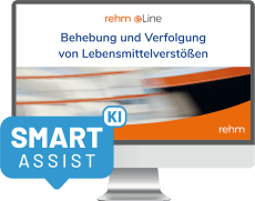 Behebung und Verfolgung von Lebensmittelverstößen online 