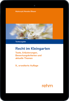 Recht im Kleingarten 