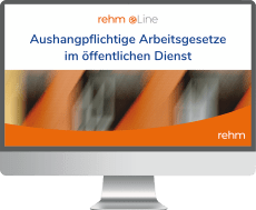 Aushangpflichtige Arbeitsgesetze im öffentlichen Dienst online 