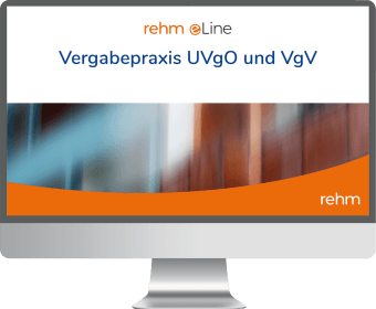 Vergabepraxis UVgO und VgV online