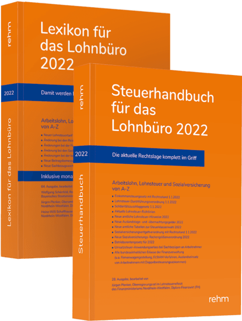 Buchpaket Lexikon für das Lohnbüro und Steuerhandbuch 2022 