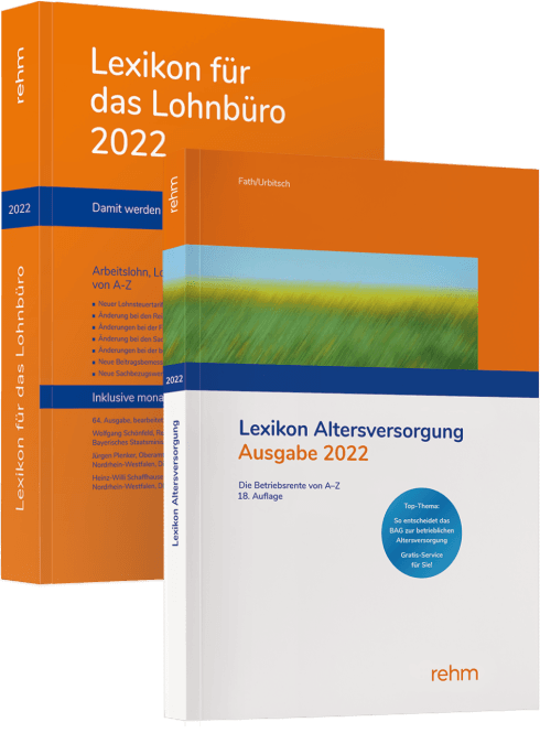 Buchpaket Lexikon für das Lohnbüro und Lexikon Altersversorgung 2022 