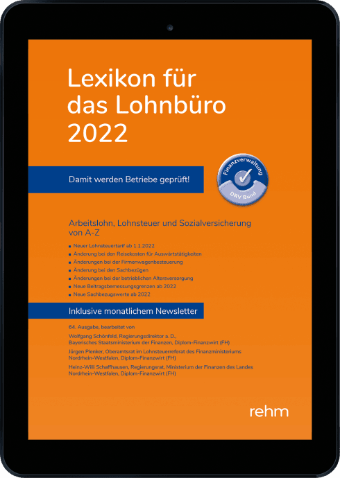 Lexikon für das Lohnbüro 2022 (E-Book EPUB) 