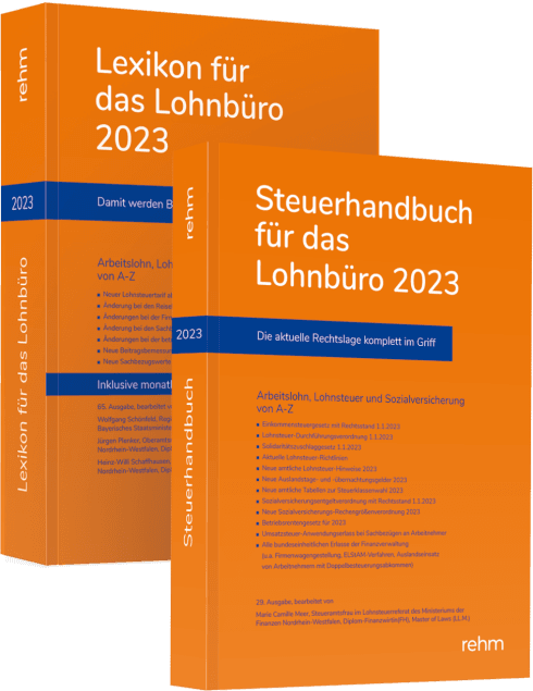 Buchpaket Lexikon für das Lohnbüro und Steuerhandbuch 2023 