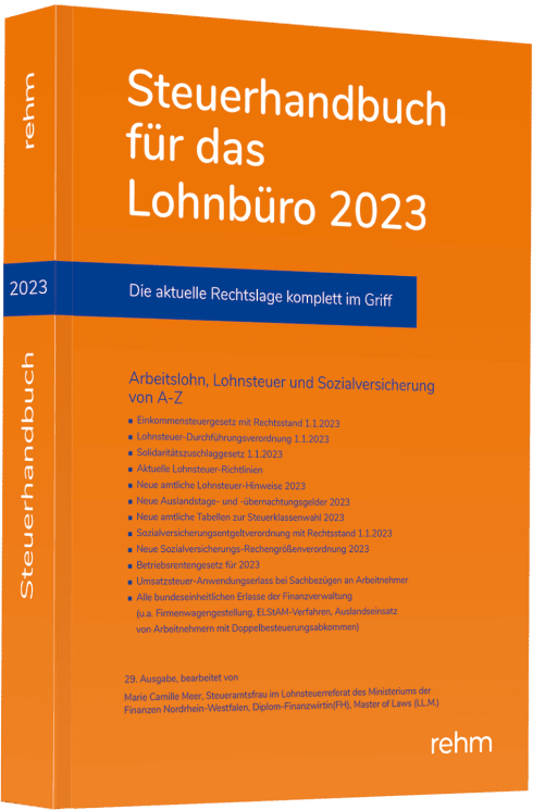 Steuerhandbuch für das Lohnbüro 2023 