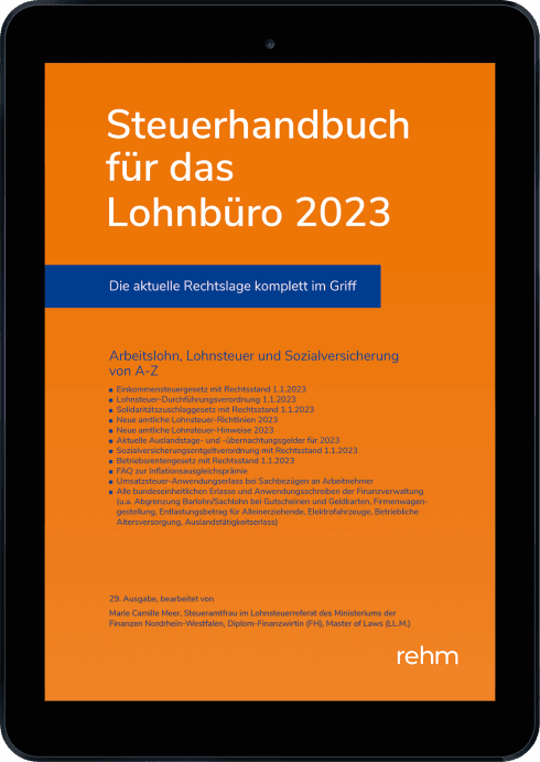 Steuerhandbuch für das Lohnbüro 2023 (E-Book EPUB) 