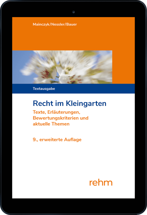 Recht im Kleingarten 