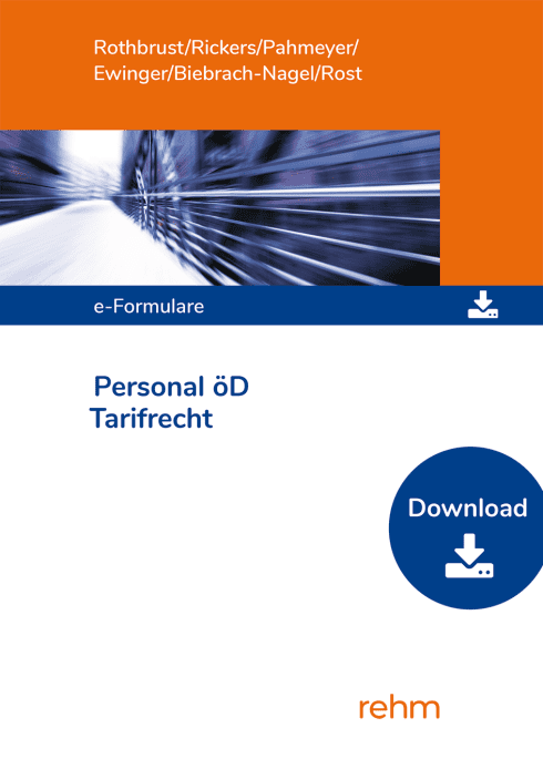 e-Formulare Personal für den öffentlichen Dienst - Tarifrecht 