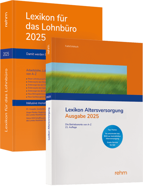 Buchpaket Lexikon für das Lohnbüro und Lexikon Altersversorgung 2025 