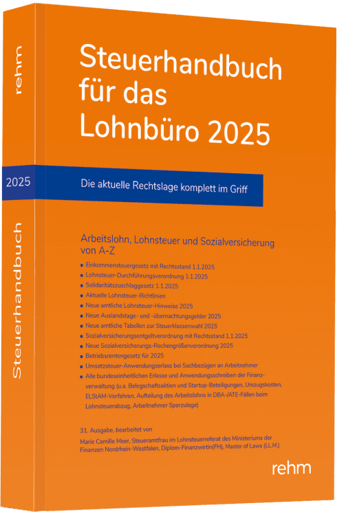 Steuerhandbuch für das Lohnbüro 2025 