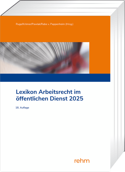 Lexikon Arbeitsrecht im öffentlichen Dienst 2025 