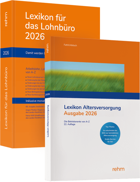 Buchpaket Lexikon für das Lohnbüro und Lexikon Altersversorgung 2026 
