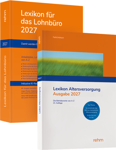 Buchpaket Lexikon für das Lohnbüro und Lexikon Altersversorgung 2027 