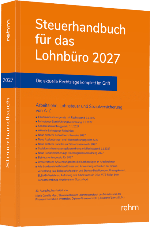 Steuerhandbuch für das Lohnbüro 2027 